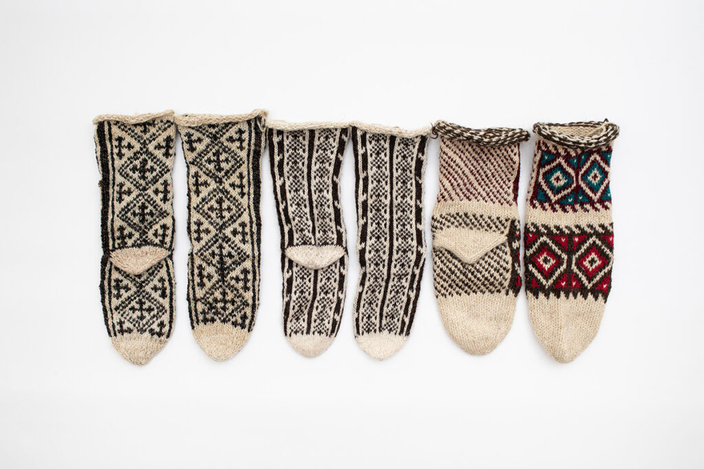 Hand-Knitted Socks from Iran